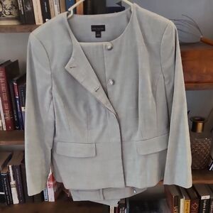 Ann Taylor Women's Light Gray Blazer